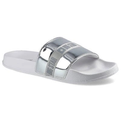 Klapki BIG STAR - HH274A043 Srebrny