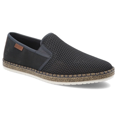 Espadryle RIEKER - B5265-14 Blue