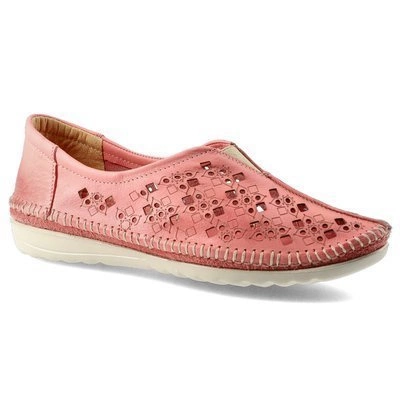 Półbuty MACIEJKA - 4048A-15/00-0 Koralowy Laser