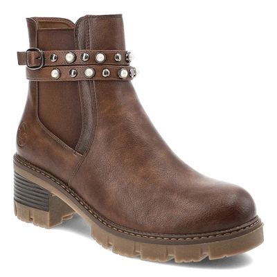 Boty RIEKER - 92064-25 Brown