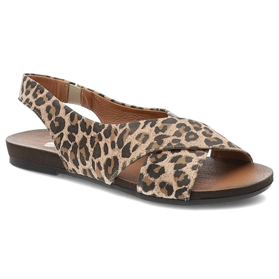 Sandały ARMODO - 40407 Lampart Beż