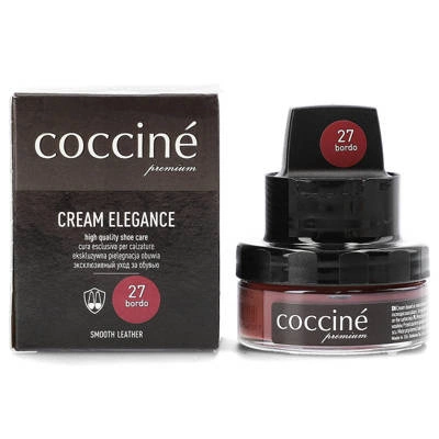 Schuhpflegecreme COCCINE - Cream Elegance/Burgunder 27