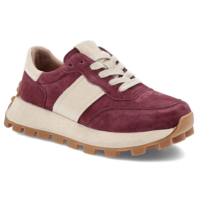 Sneakersy FILIPPO - DP7112/25 BG Bordowy