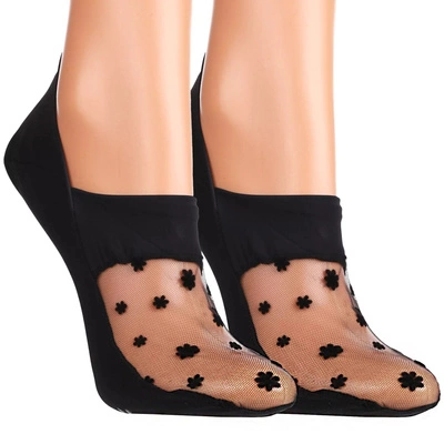 Baleriny MORAJ 3 Pary - CDB250-004 Czarny