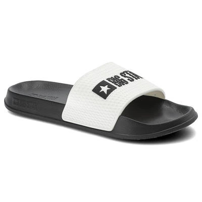 Klapki BIG STAR - JJ174506 Czarny/Biały