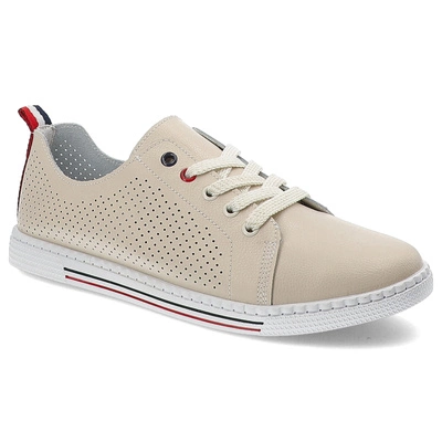 Półbuty S.BARSKI - LR952 Beige