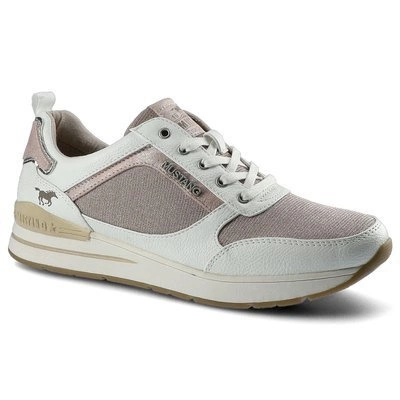 Sneakers MUSTANG - 46C0010 Weiß-Rosa