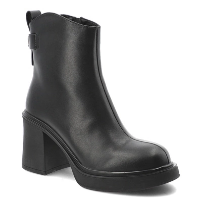 Botki CAMBELL - 25-98301BK Czarny