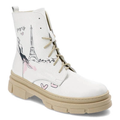 Botki ARMODO - 2706/Jolana Biały Gr/Paris