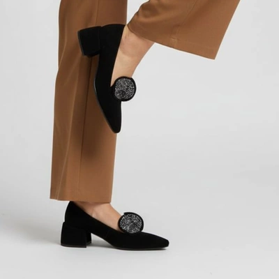 Czółenka S.BARSKI - MR52-181 Black/Silver