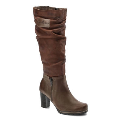 Kozaki KARINO - 0670/015-M Ciemny Brąz