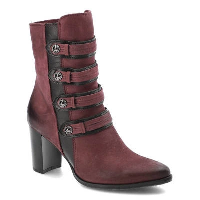 Botine SIMEN - 9150 Maroon S1749/S04