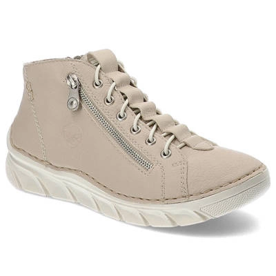 Botki RIEKER - 55048-60 Beige