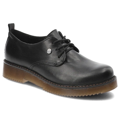 Półbuty ARMODO - 5-1689-002 Czarny Lico