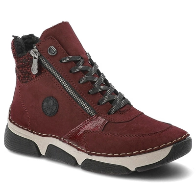 Trzewiki RIEKER - 45960-35 Red