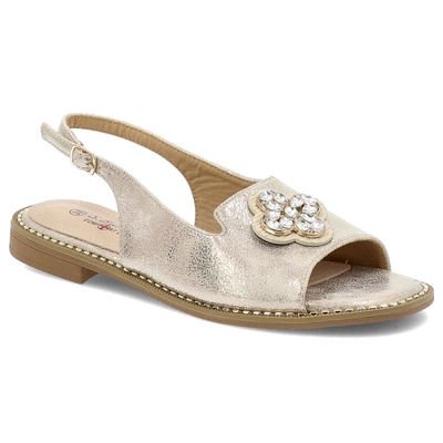Sandały S.BARSKI - KV51-080 Lt.Gold