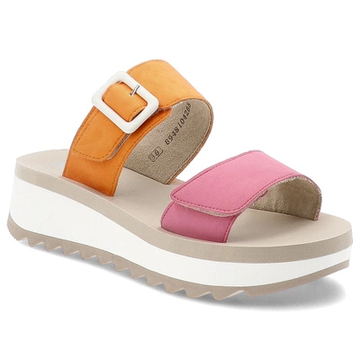Klapki RIEKER - W3050-38 Pink
