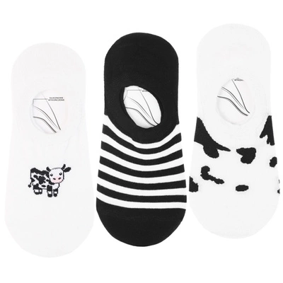 Baleriny MORAJ 3 Pary - CDB200-397 Mix Kolor