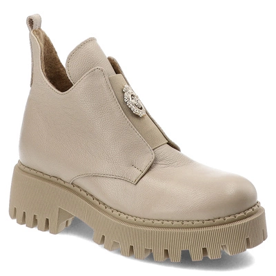 Stiefeletten ARMODO - 60451 V.Taupe+Zł.