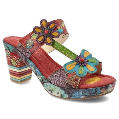 Klapki LAURA VITA - Nellao 03 SD311-3 Rouge