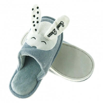 Kapcie MORAJ Home Line - CDWL1500-001 Niebieski