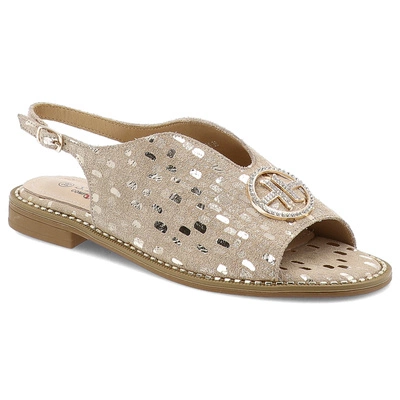 Sandały S.BARSKI - KV51-094 Lt.Gold