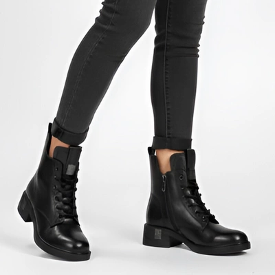 Botki VINCEZA - 66818 BK Czarny