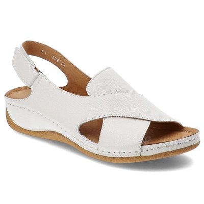 Sandały POLLONUS - 5-1628-007 Biały Verona