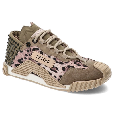 Sneakersy TUFFONI - 3624042TL B20-B507-B352-B290 Beige Leopard