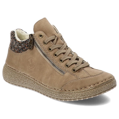 Botki RIEKER - 50903-20 Beige