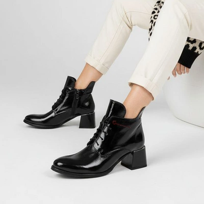 Botki ARMODO - 60361 Naplak Czarny