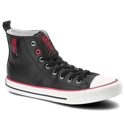 Trampki BIG STAR - JJ274131 Czarny/Czerwony