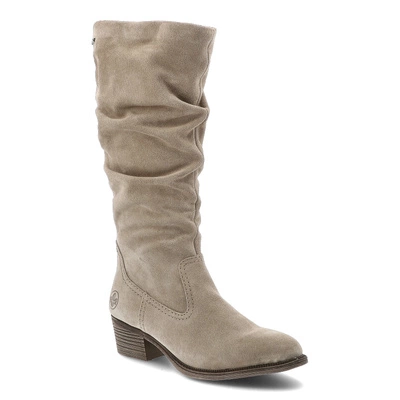 Kozaki RIEKER - 73159-60 Beige