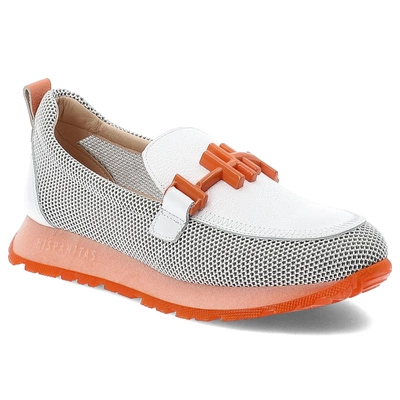 Jumătăți de Pantofi HISPANITAS - HV253919 Melbourne-V25 White Cervo-V25 Coral