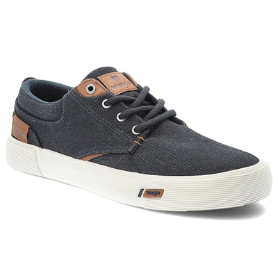Trampki WRANGLER - Valley City C Men Low 20251028.27F Dark Denim