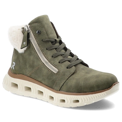 Botki RIEKER - M6014-54 Green