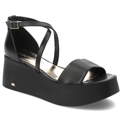 Sandały KARINO - 4657/076-P Czarny/Lico