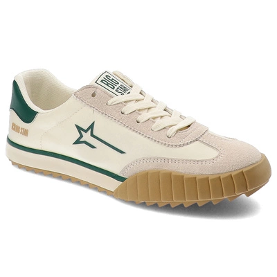 Trampki BIG STAR - NN274867 Beż/Zielony