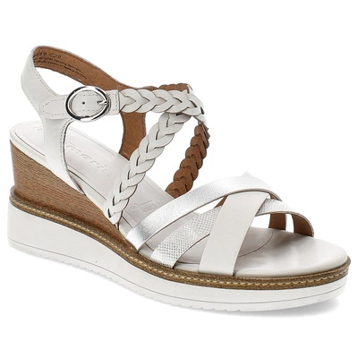 Sandalen TAMARIS - 1-28220-42 100 Weiße