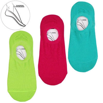 Baleriny MORAJ 3 Pary - CDB200-355 Mix Kolor