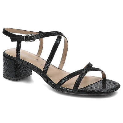 Sandalen TAMARIS - 1-28204-28 013 Black Met. Str.