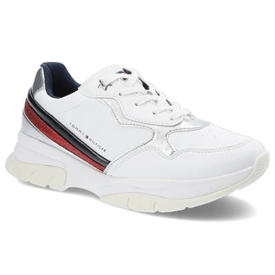 Sneakers TOMMY HILFIGER - T3A4-31175-0196X256 White/Multicolor X256