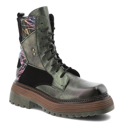 Botki MACIEJKA - 07104-09/00-8 Zielony