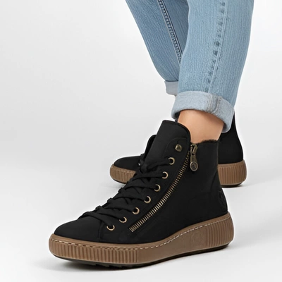 Botki RIEKER - Z6610-00 Black