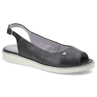 Sandały KARINO - 2121/146-P Ciemny Grafitowy