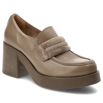 Półbuty LEMAR - 20151 V.Fango+Zł.