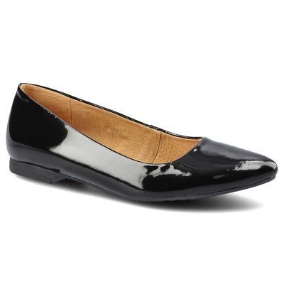 Baleriny MACIEJKA - 00873-00/01-6 Czarny Lakier