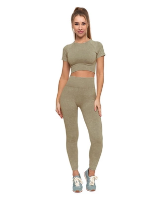 Komplet MORAJ - Top BD1900-508+Legginsy RDL2200-013 Beige