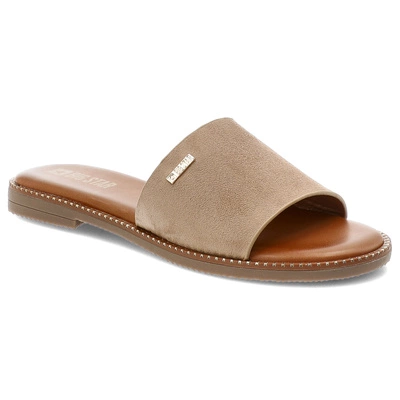 Klapki BIG STAR - RR274619 Beż