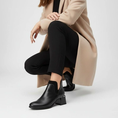 Botki ARMODO - 60559 S.Czarny+W